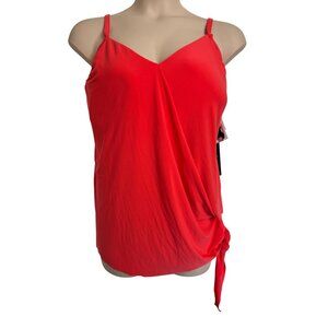 Magicsuit Sunset Orange Size 22W Tankini Top Underwire DD Cup Side Tie NWT $178